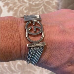 Gucci Metallic Logo Bracelet